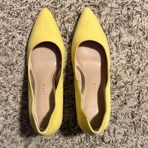 Kelly & Katie Bright Yellow Heels